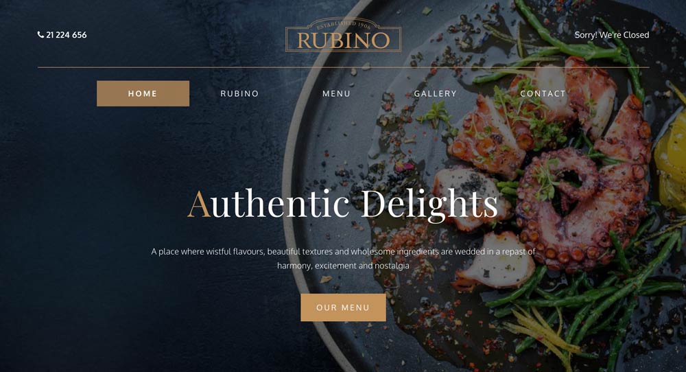 Rubino Restaurant Valletta