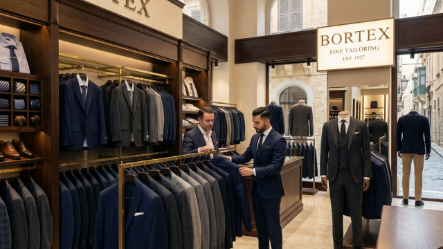 Bortex - High-end men's clothing store in Valletta