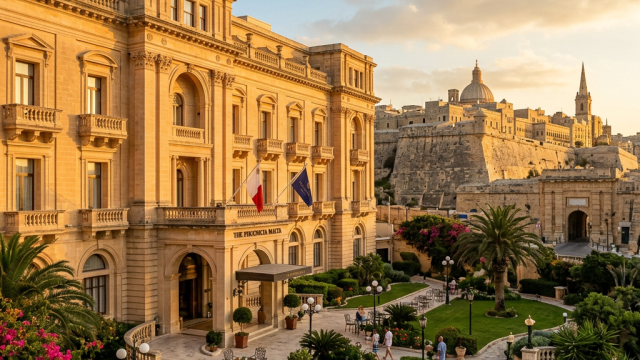 The Phoenicia Malta - Luxury 5-star hotel at the entrance to Valletta