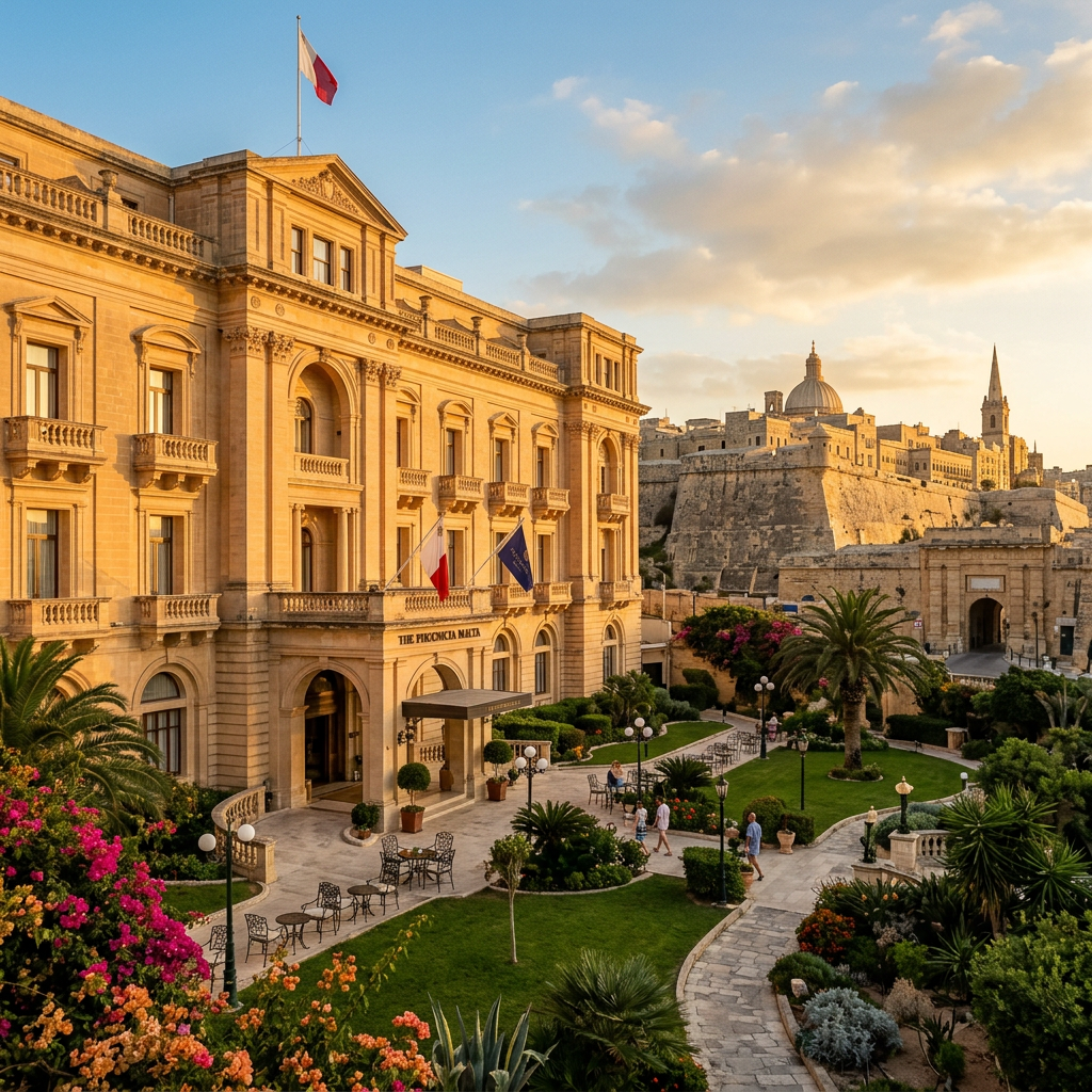The Phoenicia Malta - Luxury 5-star hotel at the entrance to Valletta